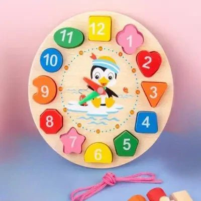 Jouet en Bois - WoodenToys™ - Horloge - Mon Eveil Bébé